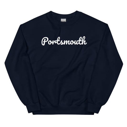 Portsmouth Ohio Solo Script Crewneck Unisex Sweatshirt
