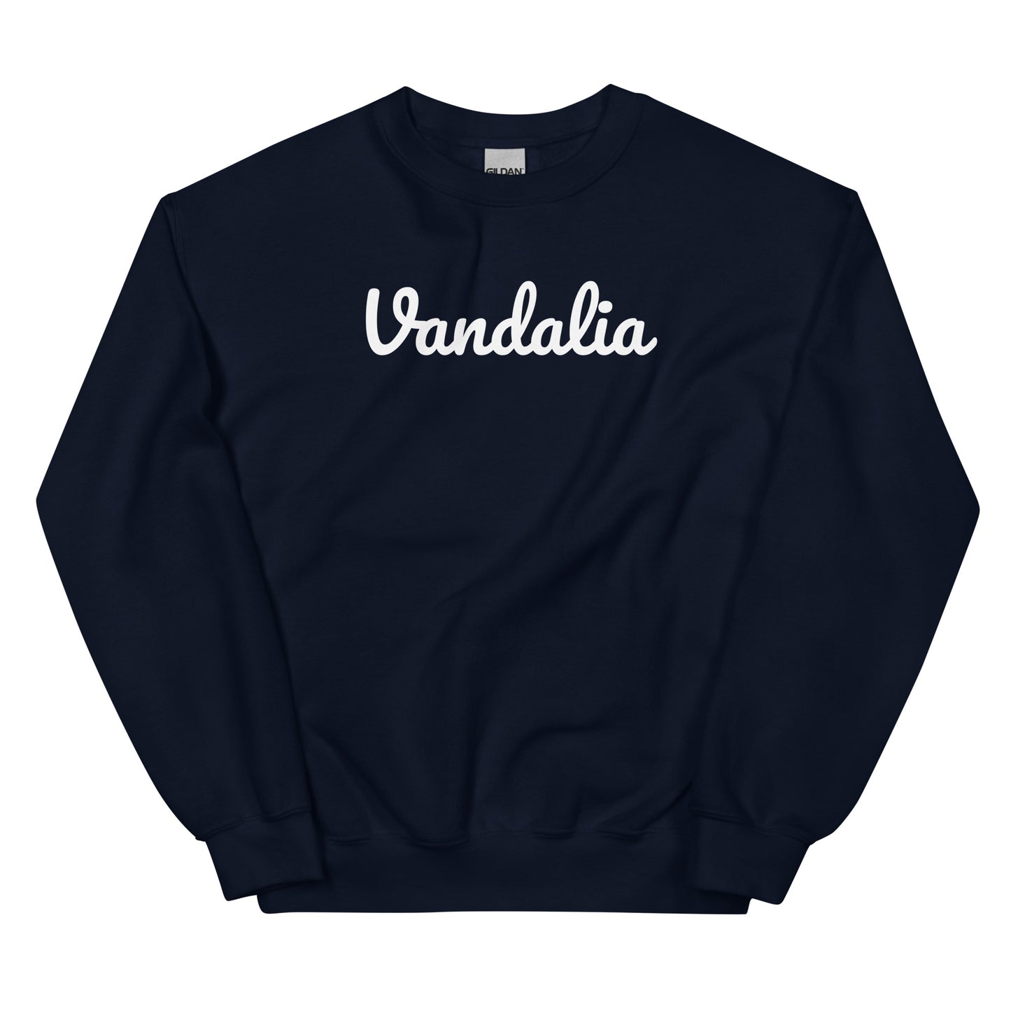 Vandalia Ohio Solo Script Crewneck Unisex Sweatshirt