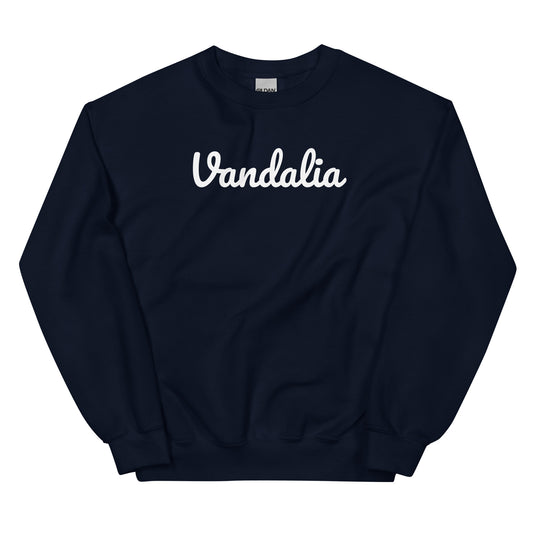Vandalia Ohio Solo Script Crewneck Unisex Sweatshirt