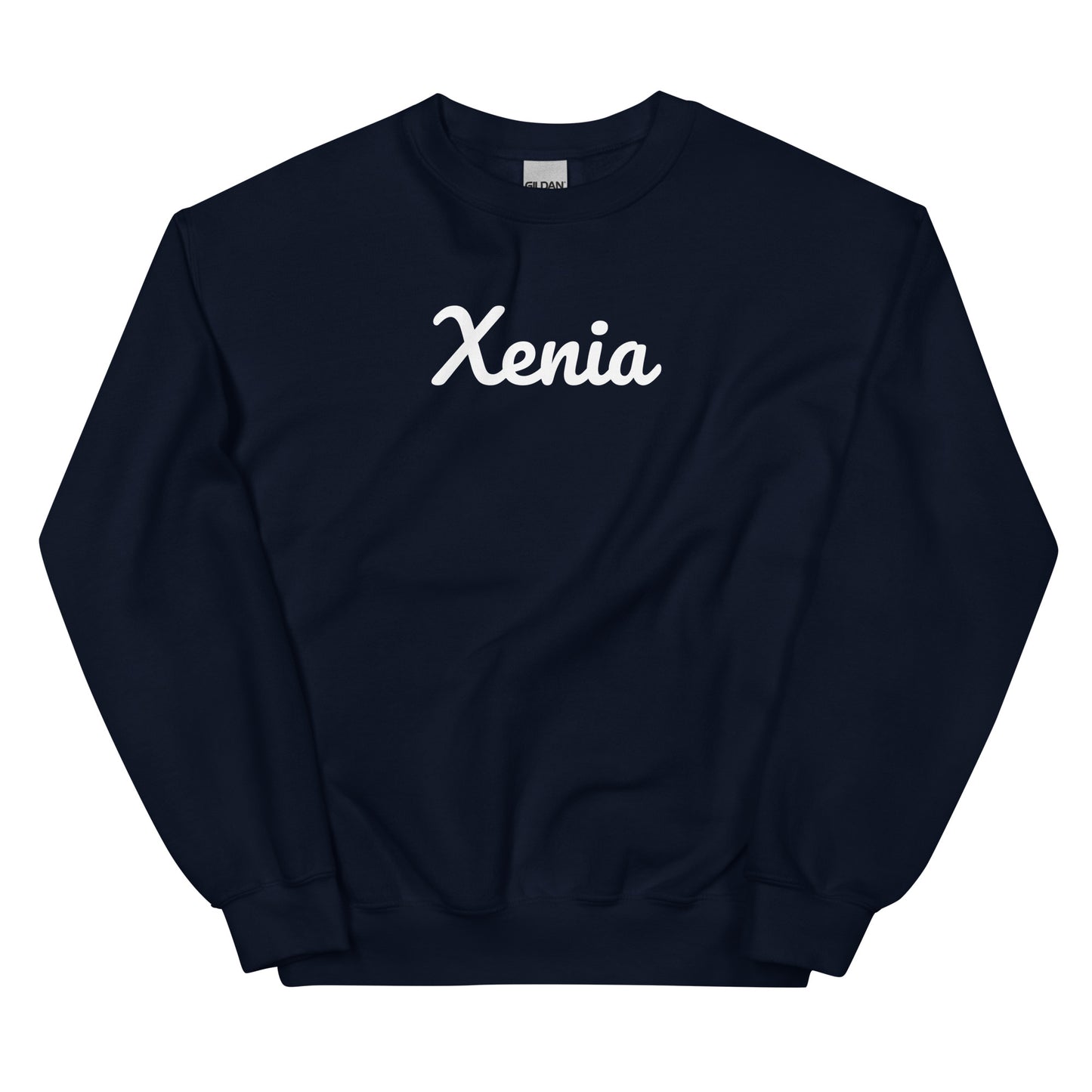 Xenia Ohio Solo Script Crewneck Unisex Sweatshirt