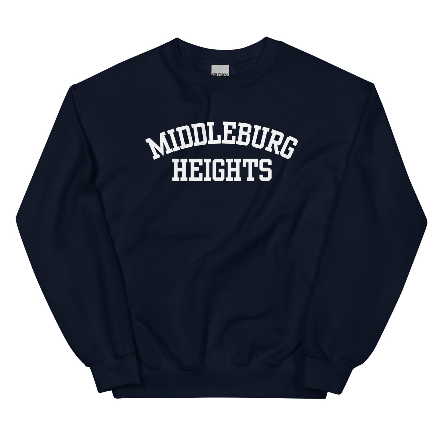 Middleburg Heights Ohio Block Solo Crewneck Unisex Sweatshirt