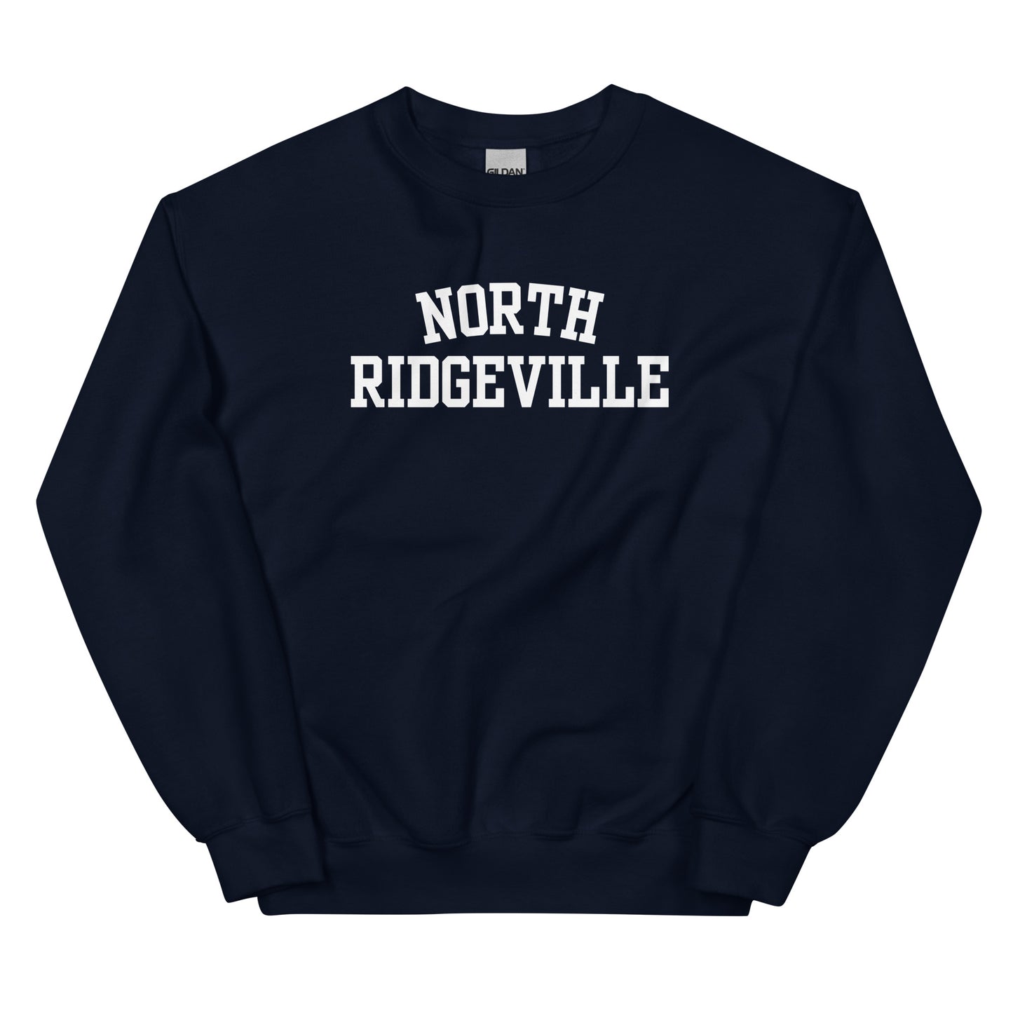 North Ridgeville Ohio Block Solo Crewneck Unisex Sweatshirt