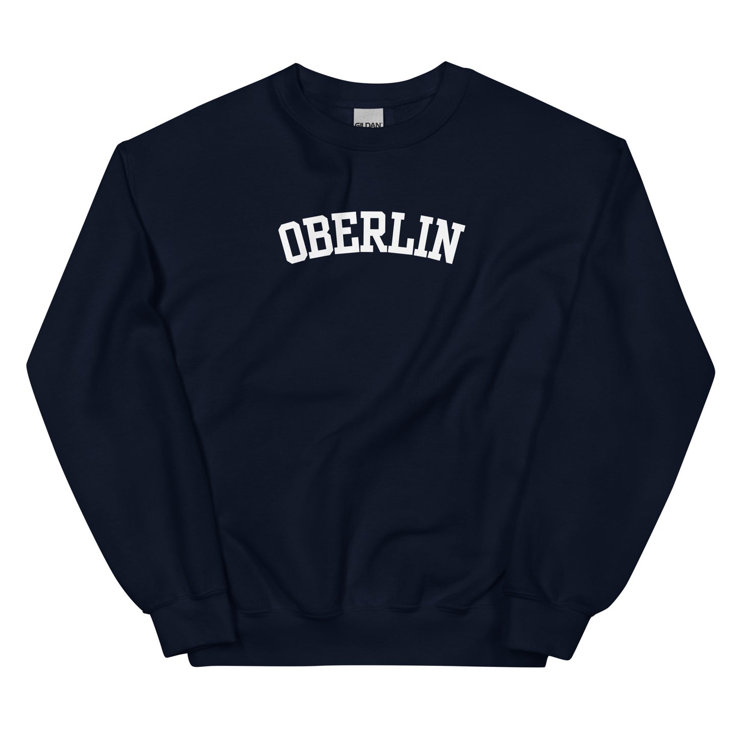Oberlin Ohio Block Solo Crewneck Unisex Sweatshirt