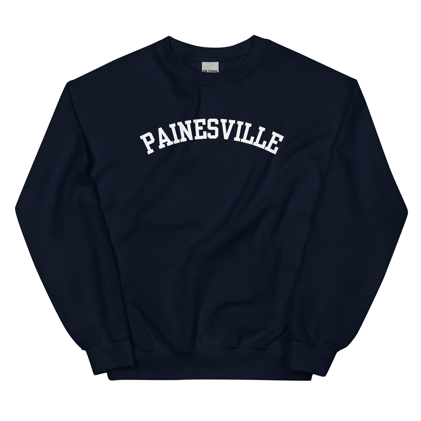 Painesville Ohio Block Solo Crewneck Unisex Sweatshirt