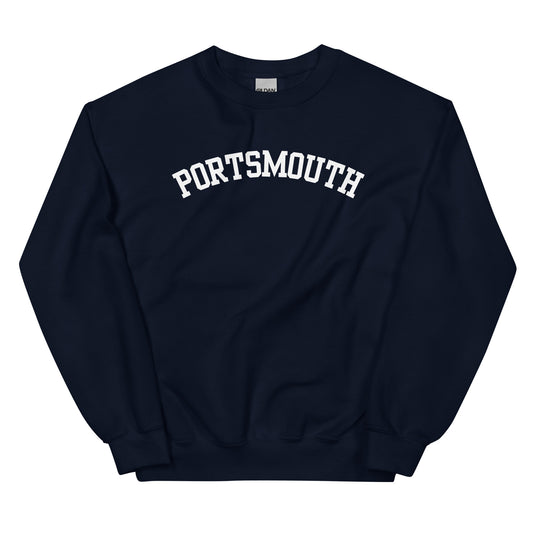 Portsmouth Ohio Block Solo Crewneck Unisex Sweatshirt