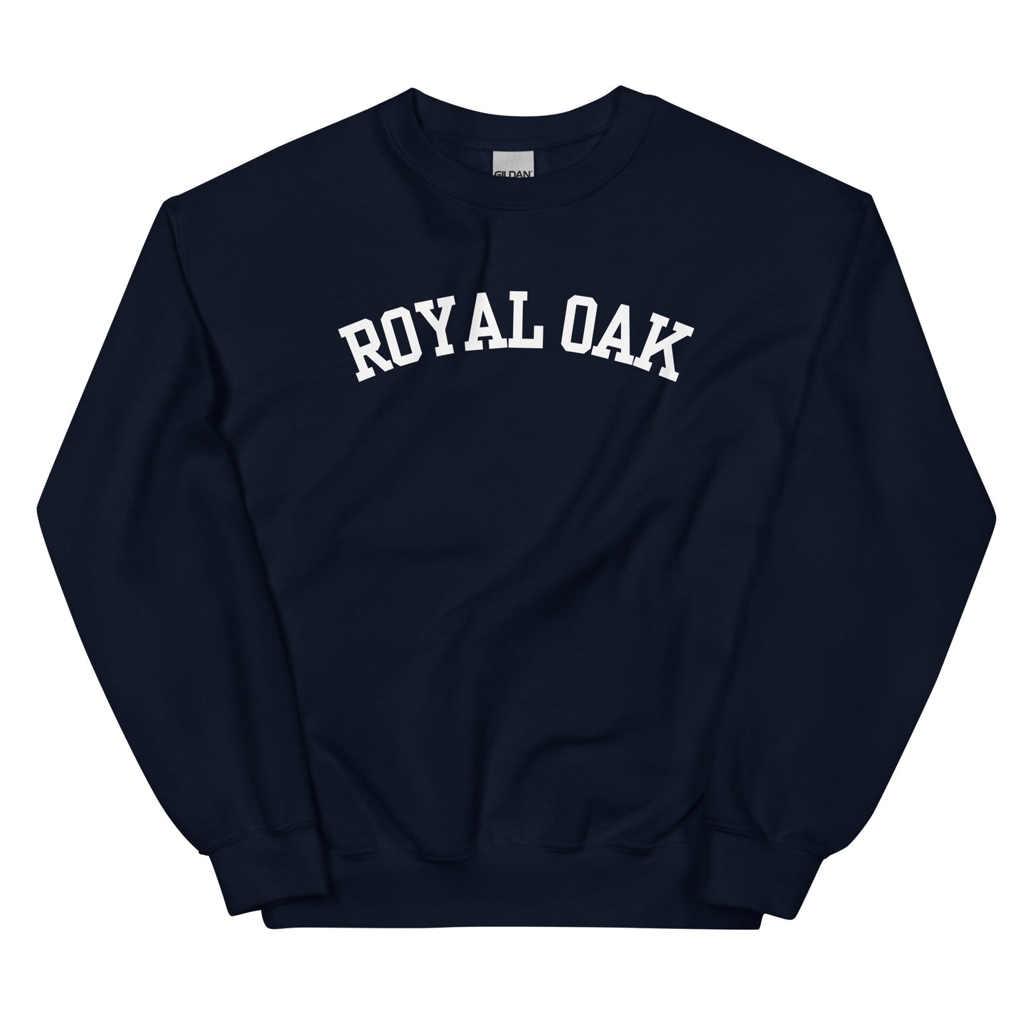 Royal Oak Michigan Block Solo Crewneck Unisex Sweatshirt