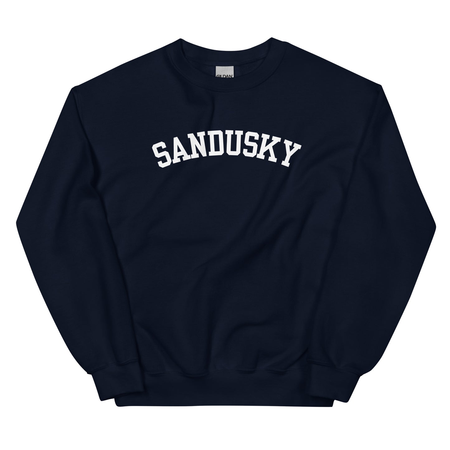 Sandusky Ohio Block Solo Crewneck Unisex Sweatshirt