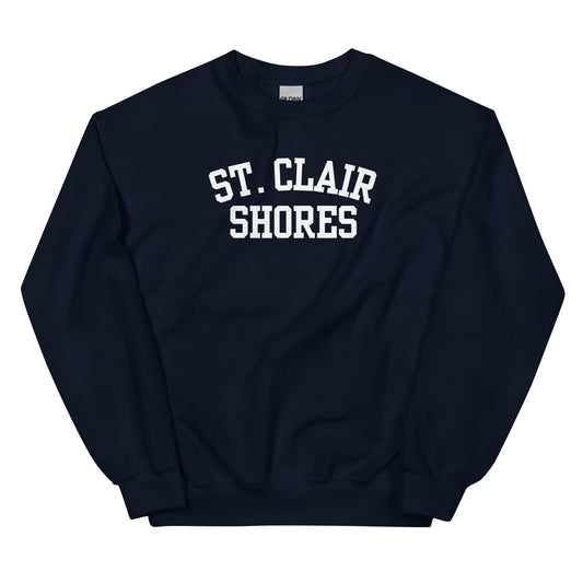 St. Clair Shores Ohio Block Solo Crewneck Unisex Sweatshirt