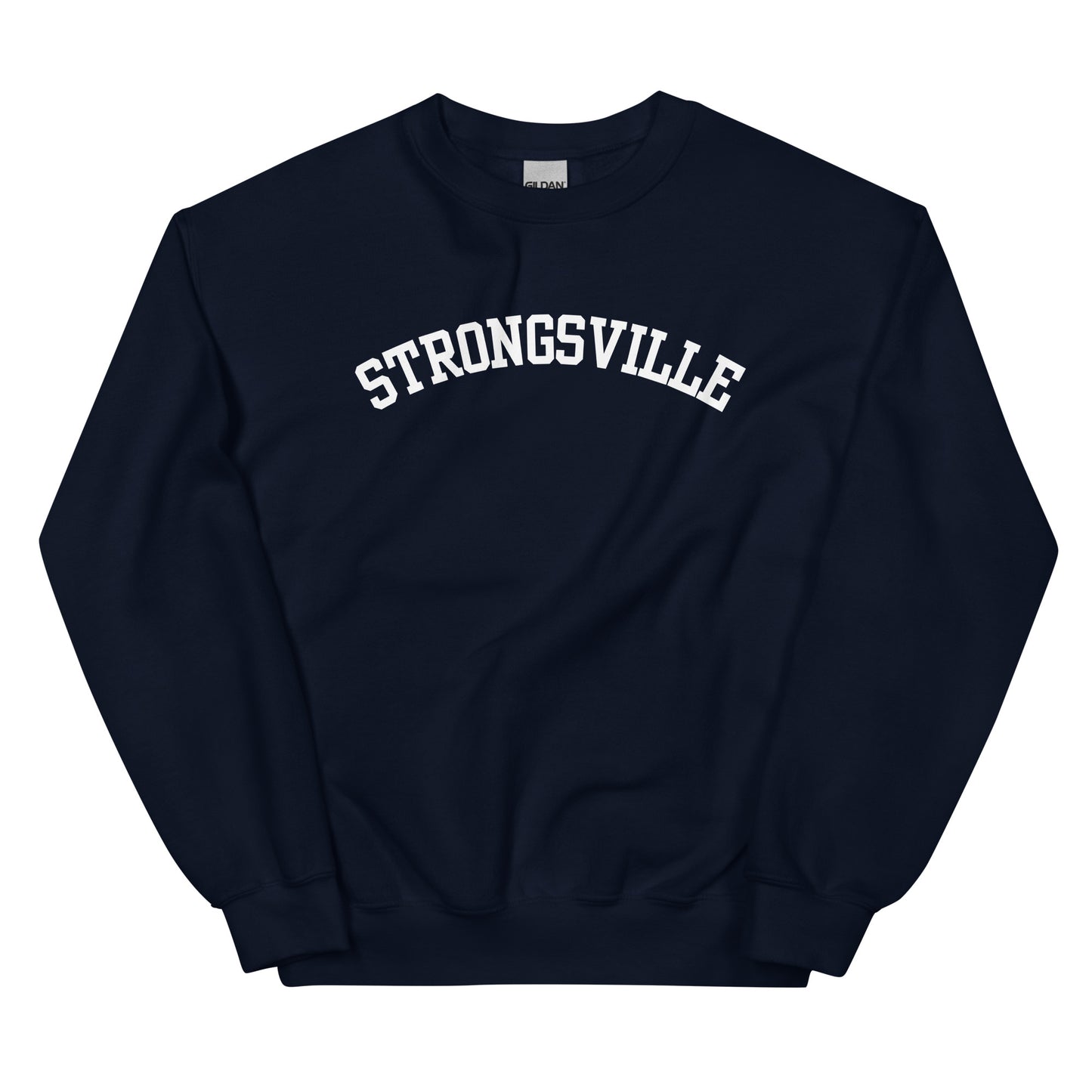 Strongsville Ohio Block Solo Crewneck Unisex Sweatshirt
