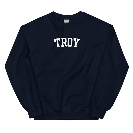 Troy Ohio Block Solo Crewneck Unisex Sweatshirt