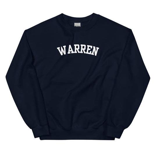 Warren Ohio Block Solo Crewneck Unisex Sweatshirt
