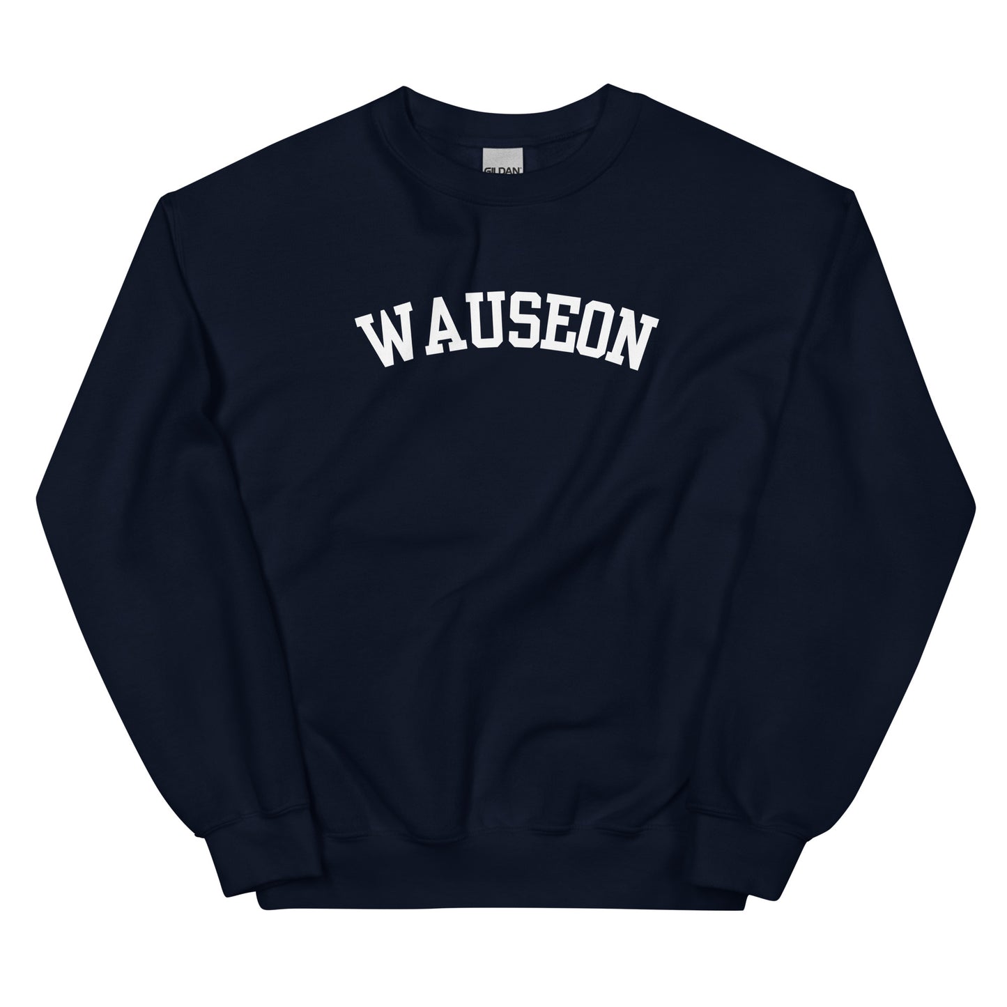 Wauseon Ohio Block Solo Crewneck Unisex Sweatshirt