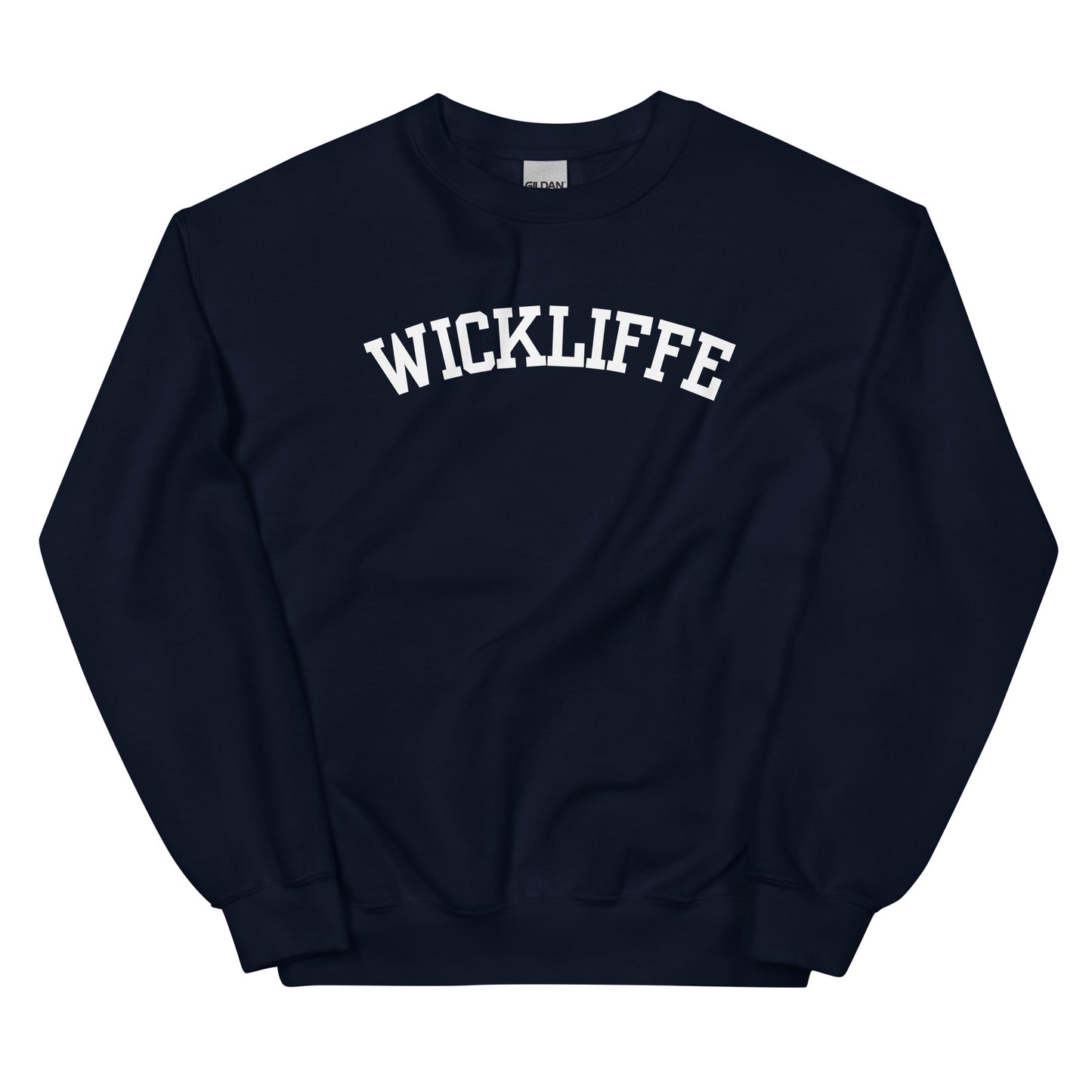 Wickliffe Ohio Block Solo Crewneck Unisex Sweatshirt