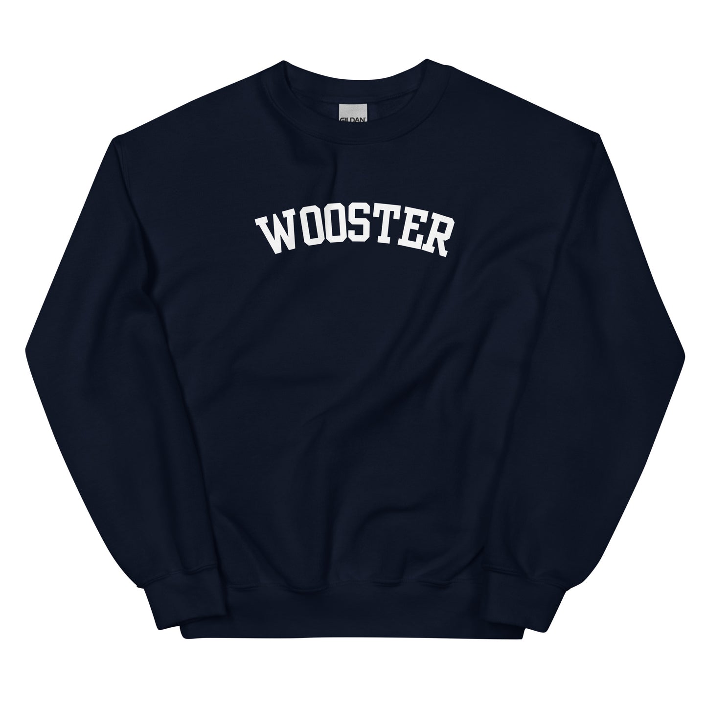 Wooster Ohio Block Solo Crewneck Unisex Sweatshirt