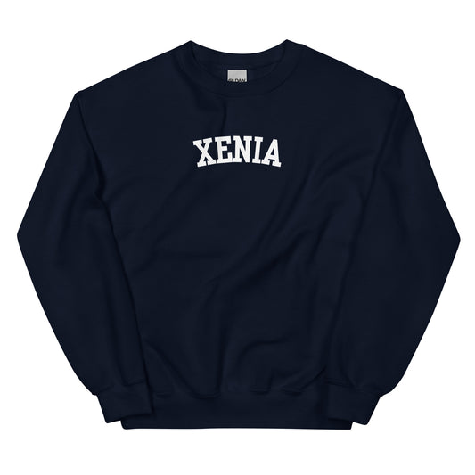 Xenia Ohio Block Solo Crewneck Unisex Sweatshirt