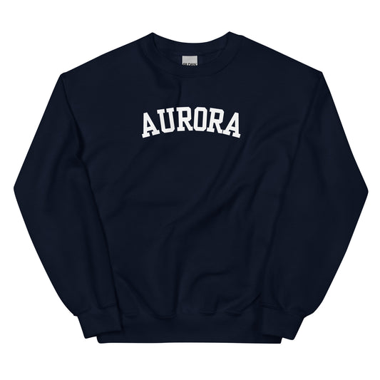 Aurora Ohio Block Solo Crewneck Unisex Sweatshirt