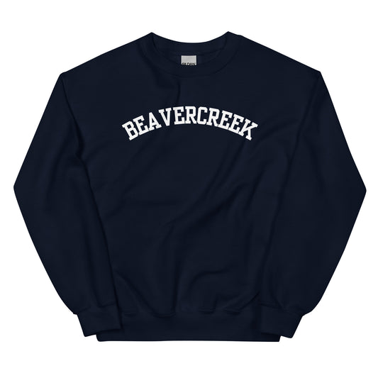 Beavercreek Ohio Block Solo Crewneck Unisex Sweatshirt