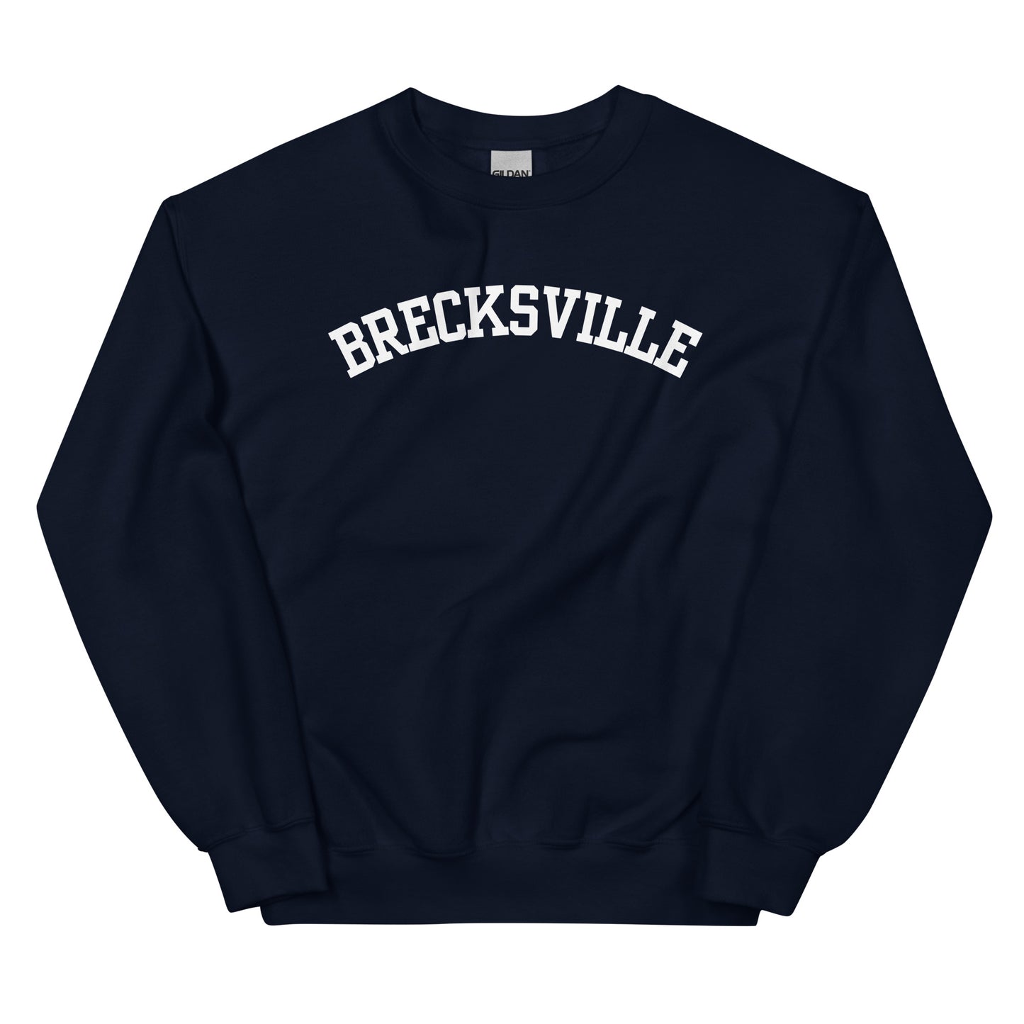 Brecksville Ohio Block Solo Crewneck Unisex Sweatshirt