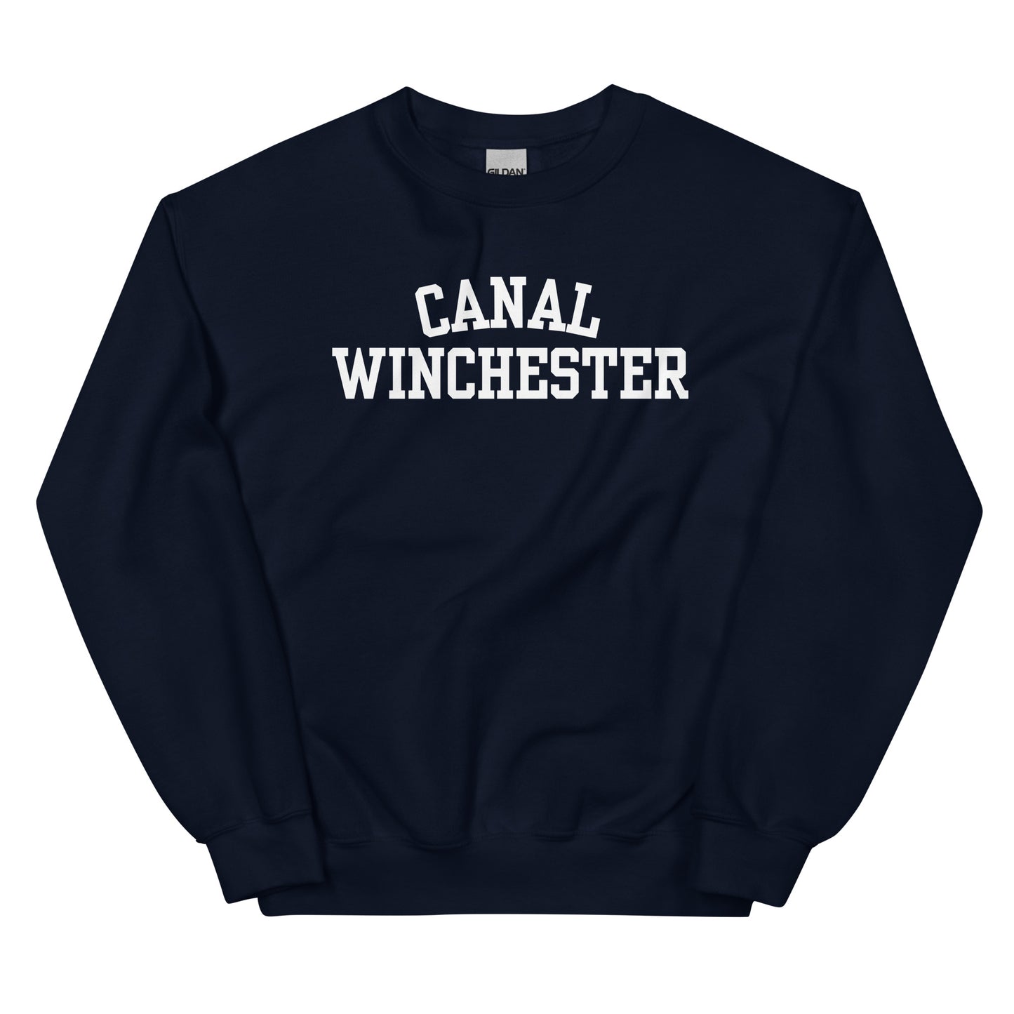 Canal Winchester Ohio Block Solo Crewneck Unisex Sweatshirt