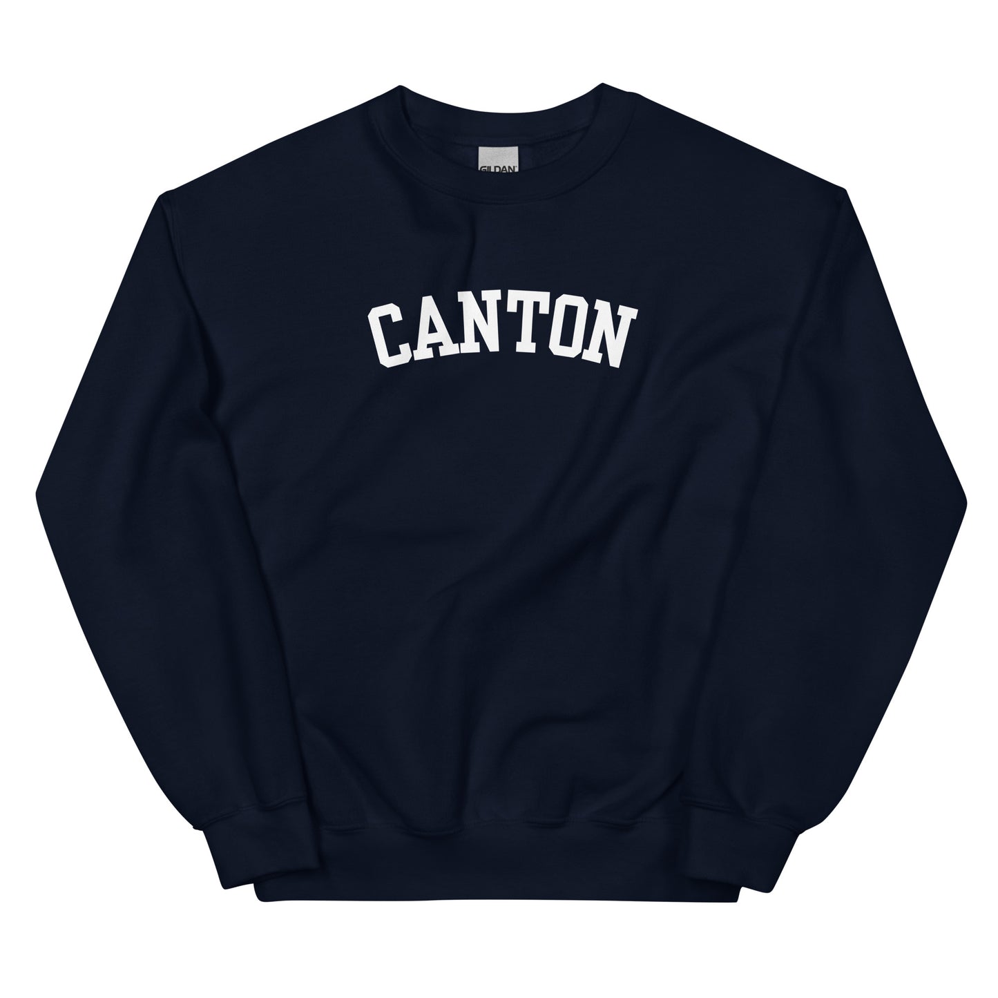 Canton Ohio Block Solo Crewneck Unisex Sweatshirt