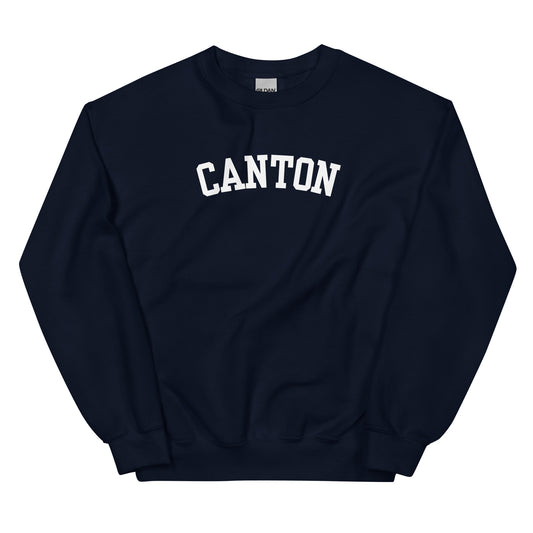 Canton Ohio Block Solo Crewneck Unisex Sweatshirt