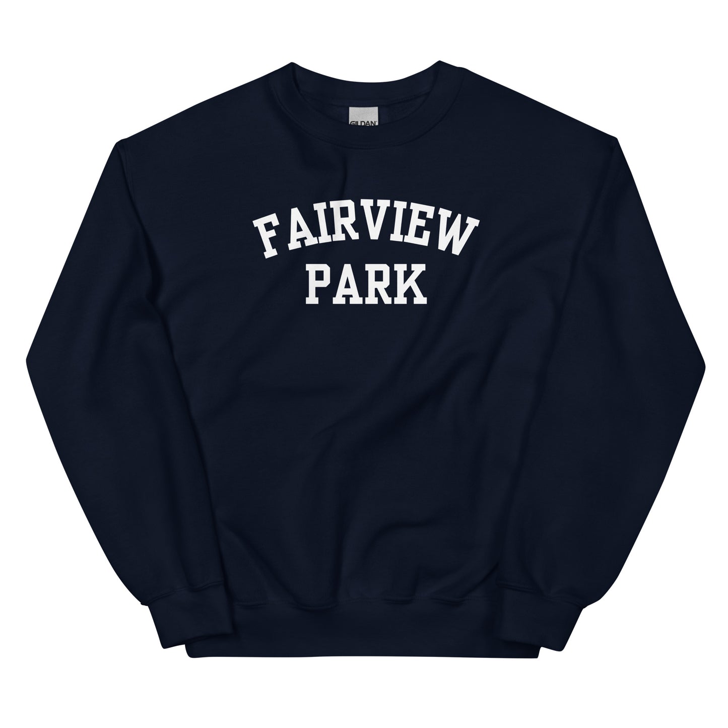 Fairview Park Ohio Block Solo Crewneck Unisex Sweatshirt