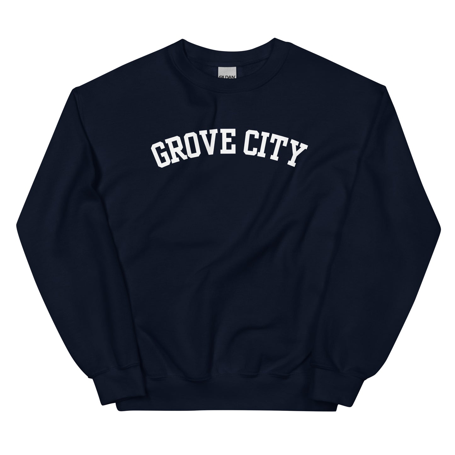 Grove City Ohio Block Solo Crewneck Unisex Sweatshirt