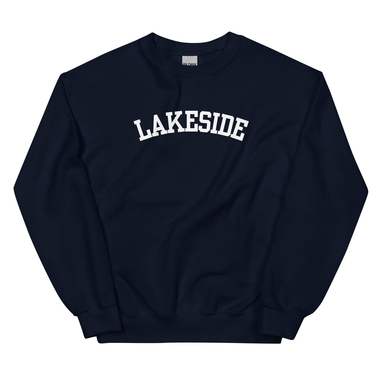 Lakeside Ohio Block Solo Crewneck Unisex Sweatshirt