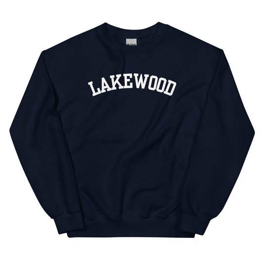 Lakewood Ohio Block Solo Crewneck Unisex Sweatshirt