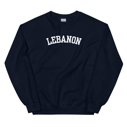 Lebanon Ohio Block Solo Crewneck Unisex Sweatshirt