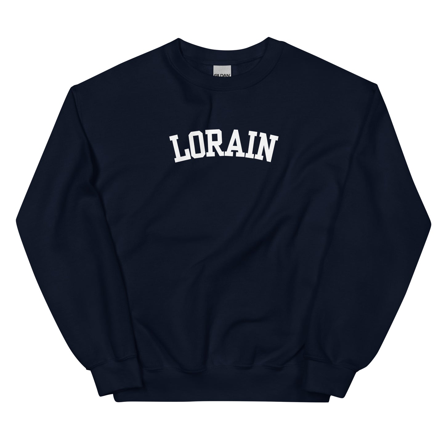 Lorain Ohio Block Solo Crewneck Unisex Sweatshirt