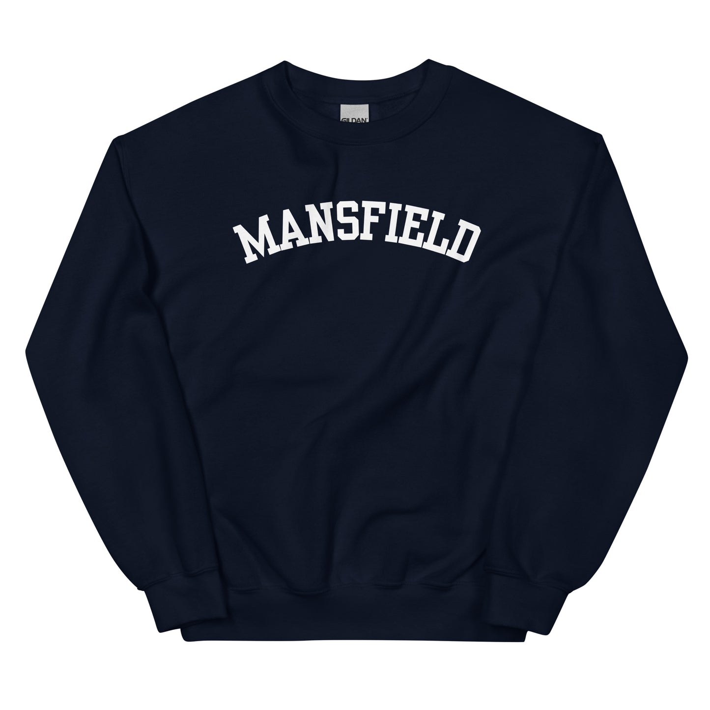 Mansfield Ohio Block Solo Crewneck Unisex Sweatshirt