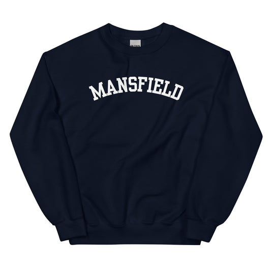 Mansfield Ohio Block Solo Crewneck Unisex Sweatshirt