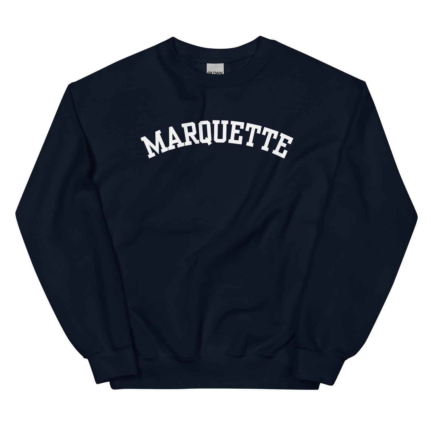 Marquette Michigan Block Solo Crewneck Unisex Sweatshirt