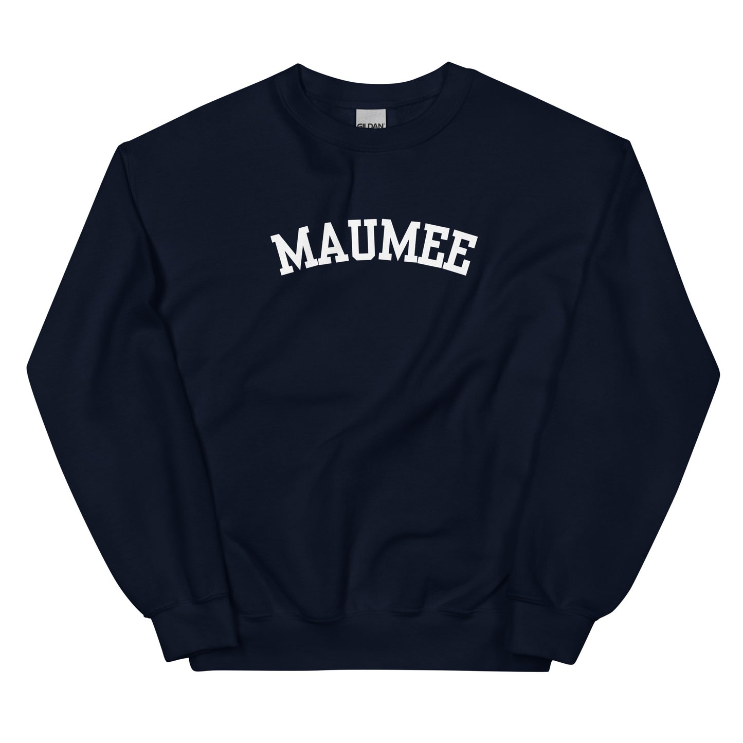 Maumee Ohio Block Solo Crewneck Unisex Sweatshirt