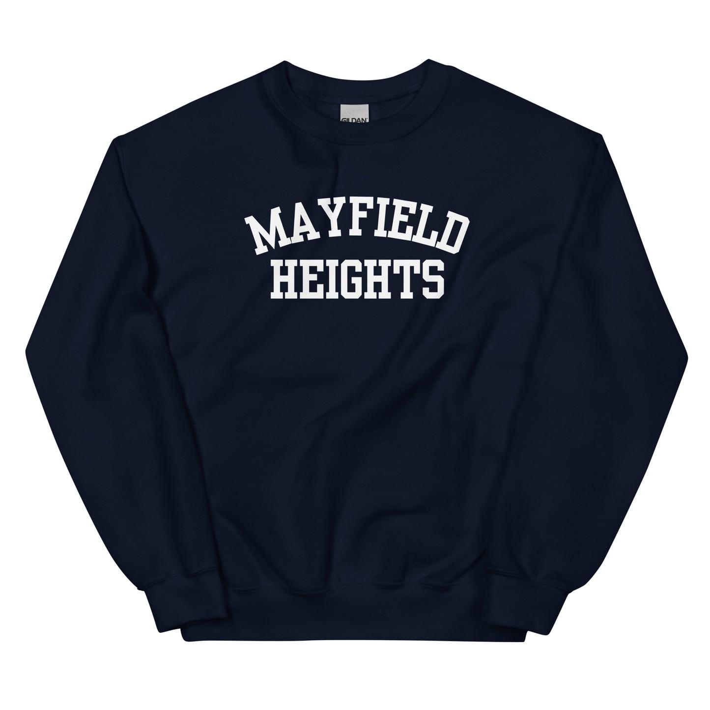 Mayfield Heights Ohio Block Solo Crewneck Unisex Sweatshirt