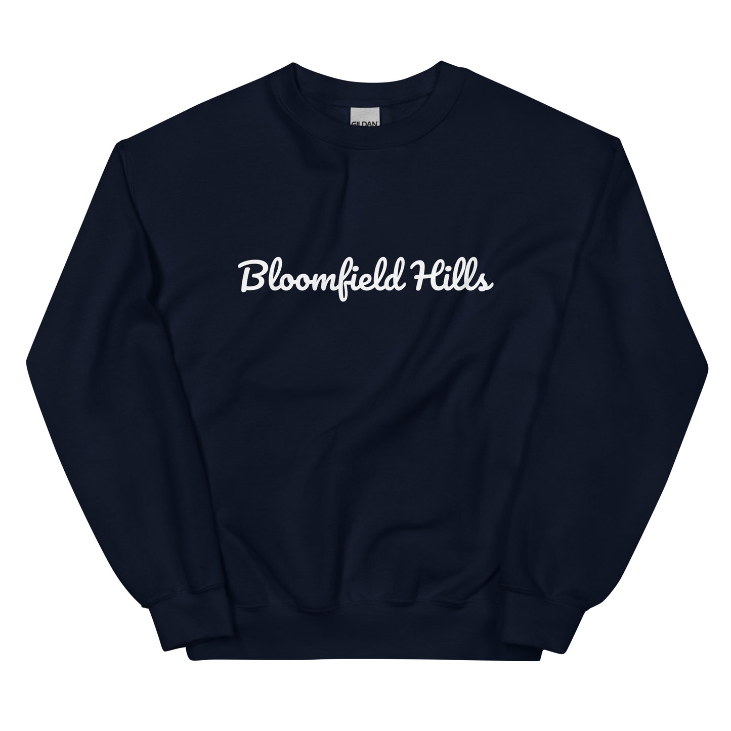 Bloomfield Hills, Michigan Solo Script Unisex Sweatshirt
