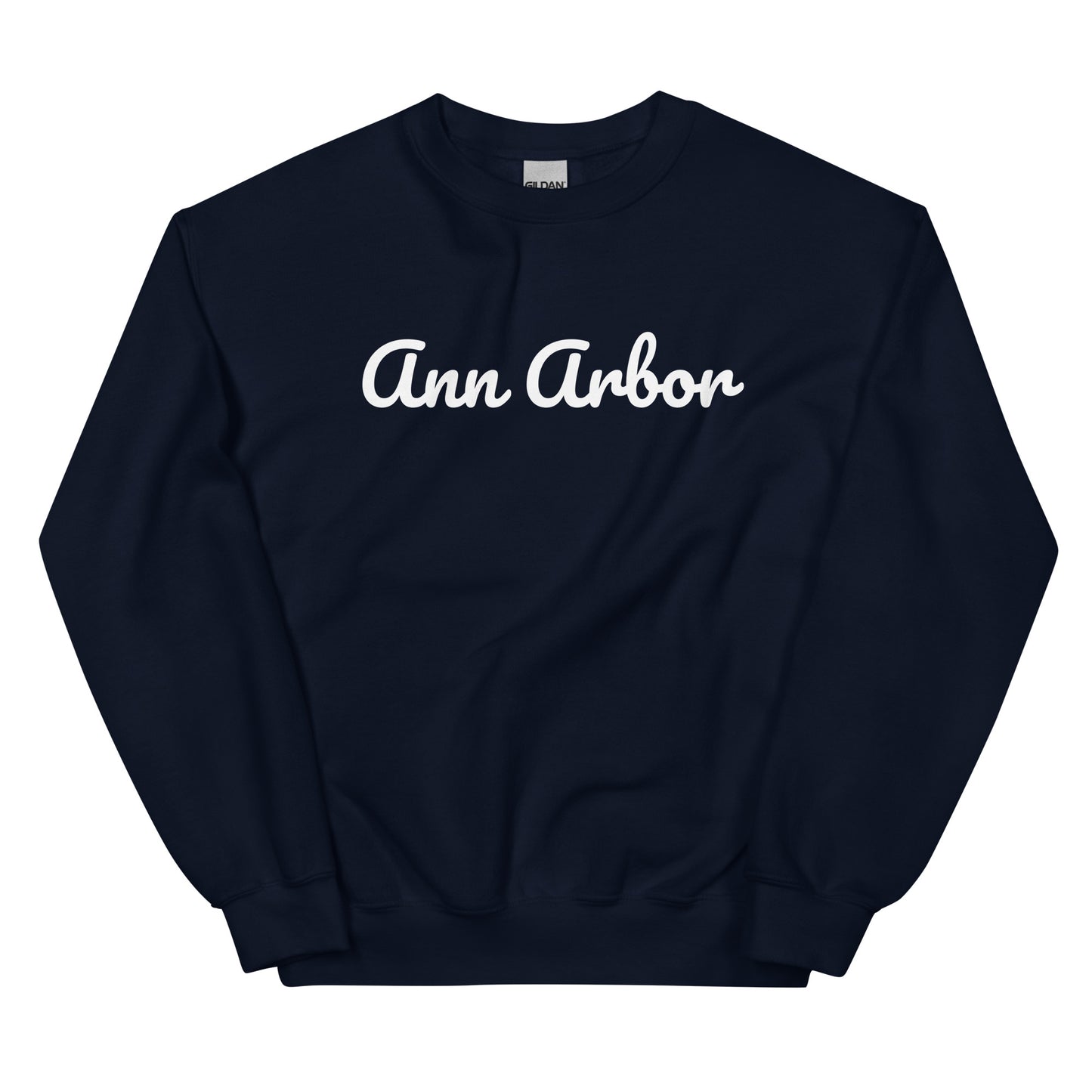 Ann Arbor Michigan Solo Script Unisex Sweatshirt