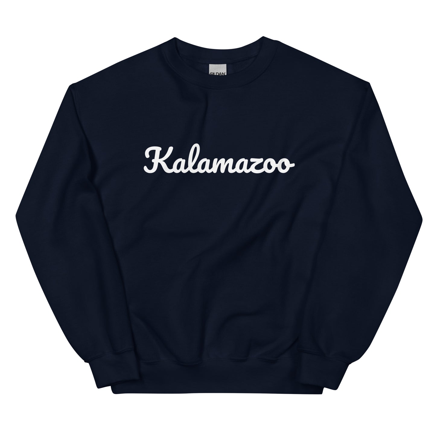 Kalamazoo, Michigan Solo Script Unisex Sweatshirt