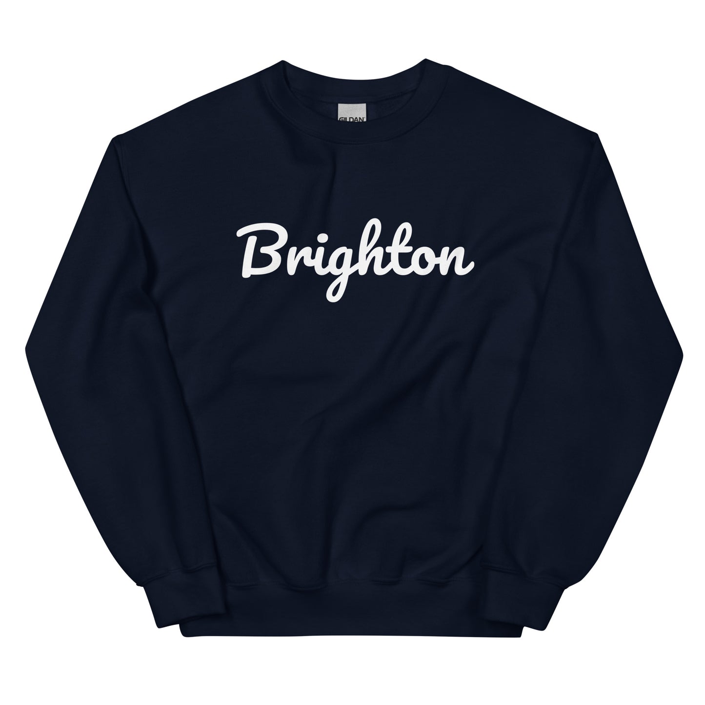 Brighton, Michigan Solo Script Unisex Sweatshirt