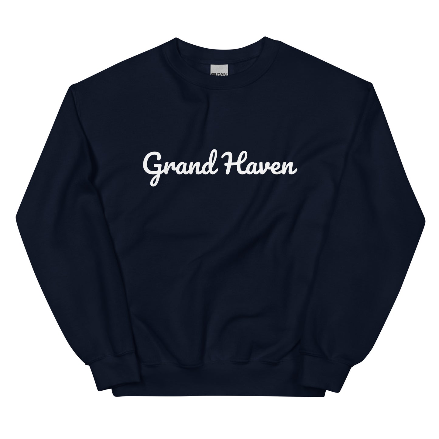 Grand Haven, Michigan Solo Script Unisex Sweatshirt