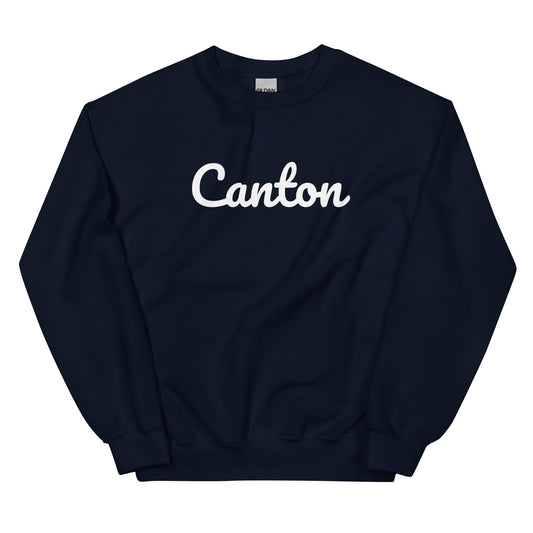 Canton, Michigan Solo Script Unisex Sweatshirt