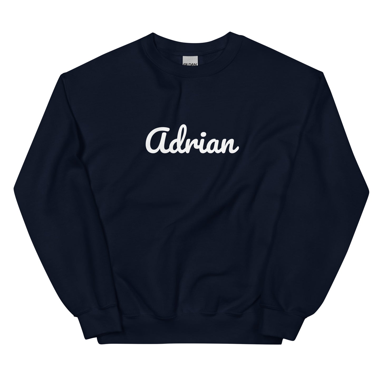 Adrian, Michigan Solo Script Unisex Sweatshirt