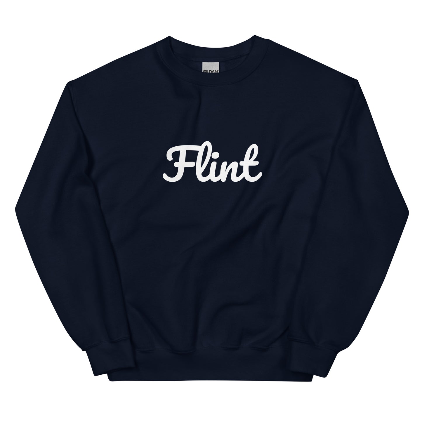 Flint, Michigan Solo Script Unisex Sweatshirt