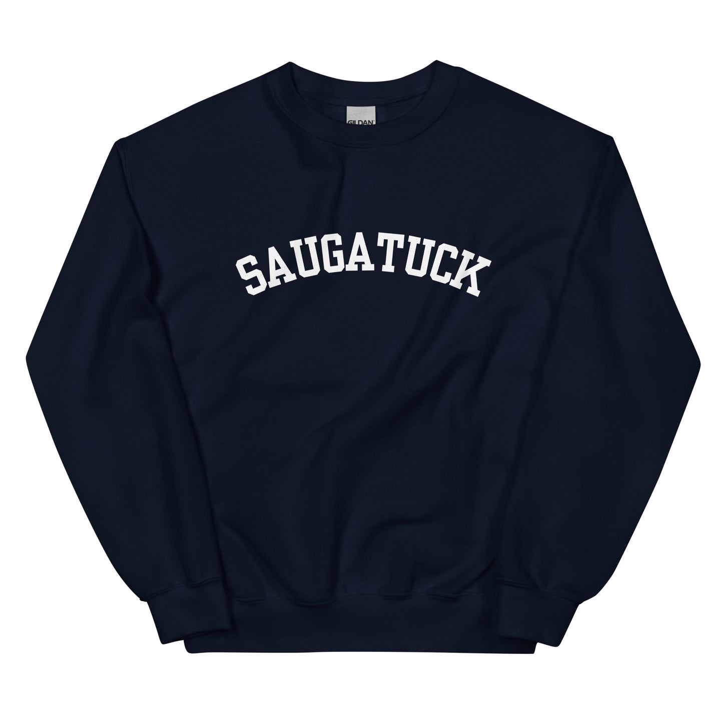 Saugatuck, Michigan Solo Script Unisex Sweatshirt