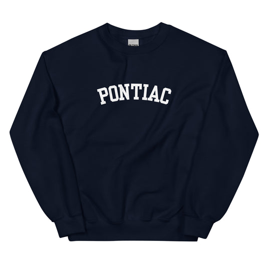 Pontiac, Michigan Block Solo Unisex Sweatshirt