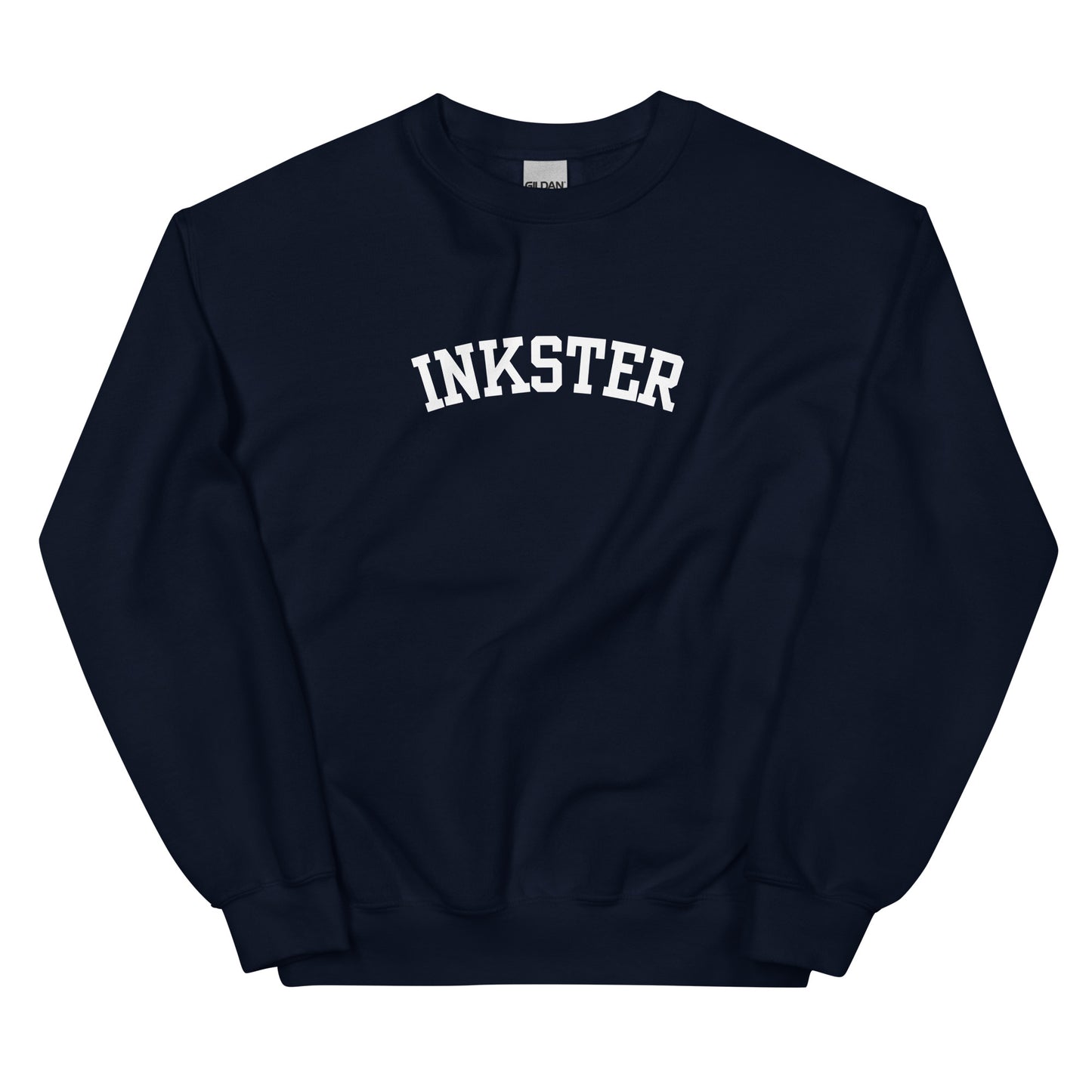 Inkster, Michigan - Block Solo Crewneck Unisex Sweatshirt