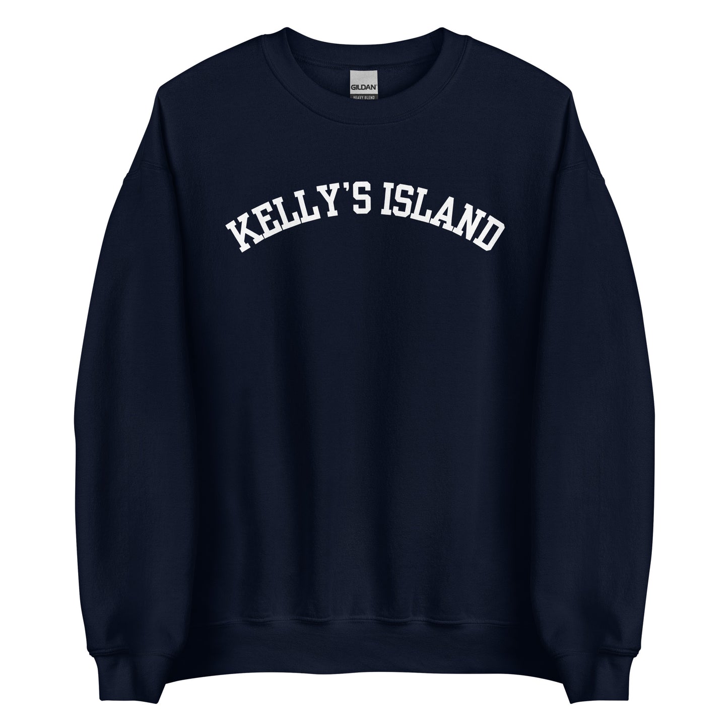 Kelly's Island Ohio Block Solo Crewneck Unisex Sweatshirt