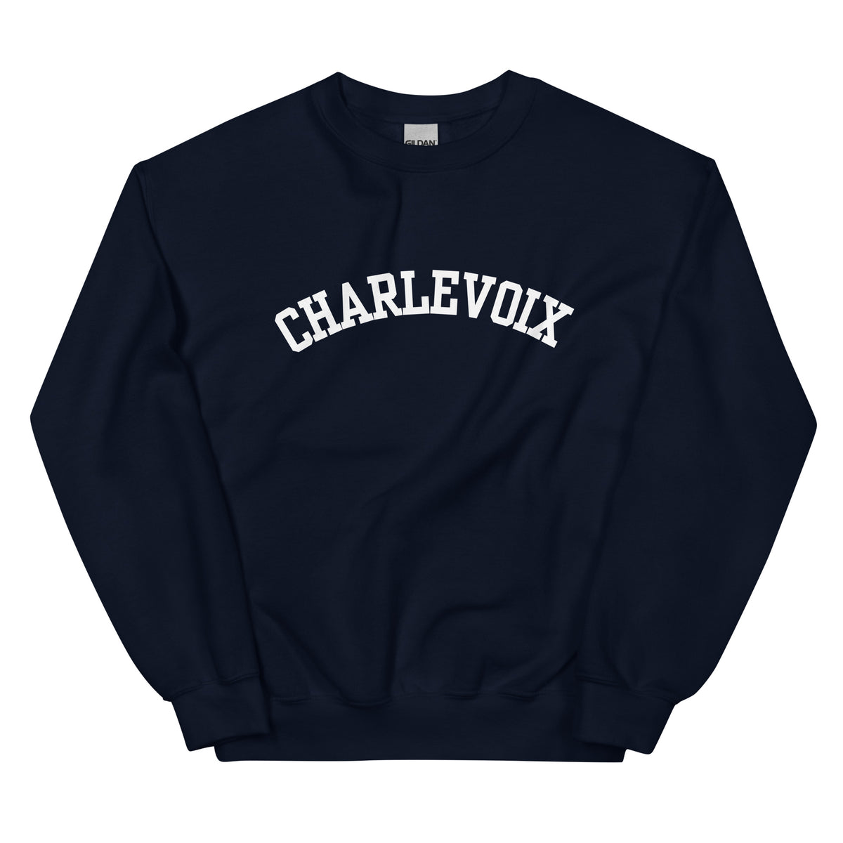 Charlevoix Michigan Block Solo Unisex Sweatshirt