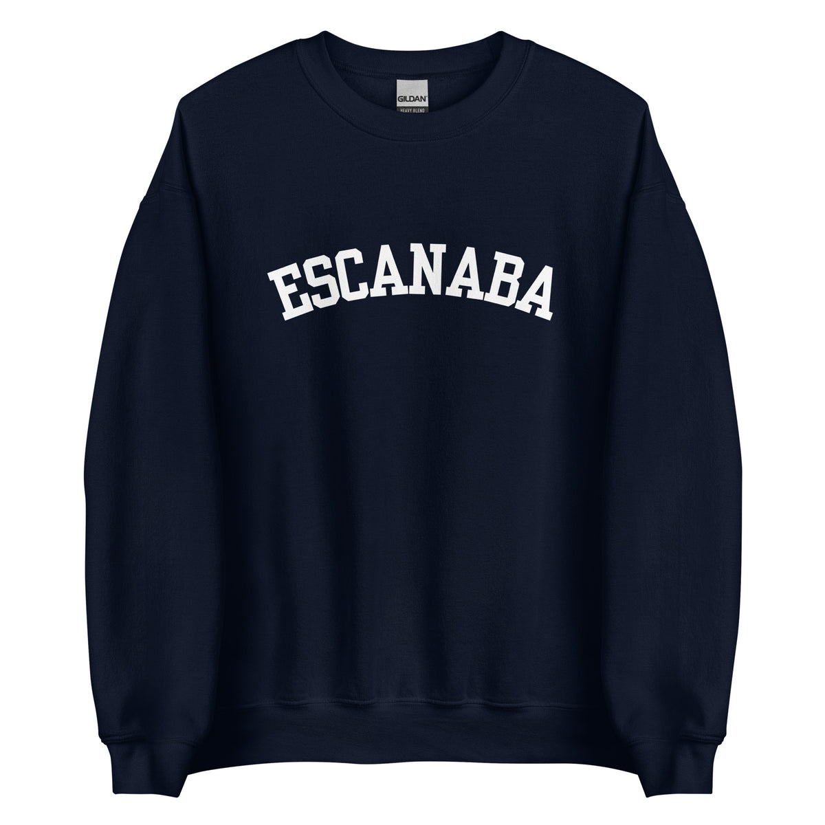 Escanaba Michigan Block Solo Unisex Sweatshirt